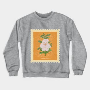 Conradina Glabra Stamp Design Crewneck Sweatshirt